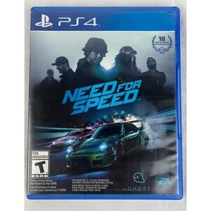 Need For Speed (Sony PlayStation 4, 2015) PS4 TESTED Works with Case